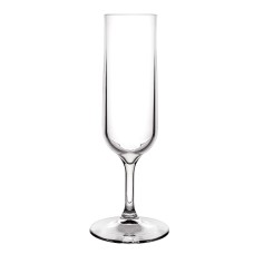 44x Champagneglas 13cl Tulp Glashelder Kunststof Onbreekbaar